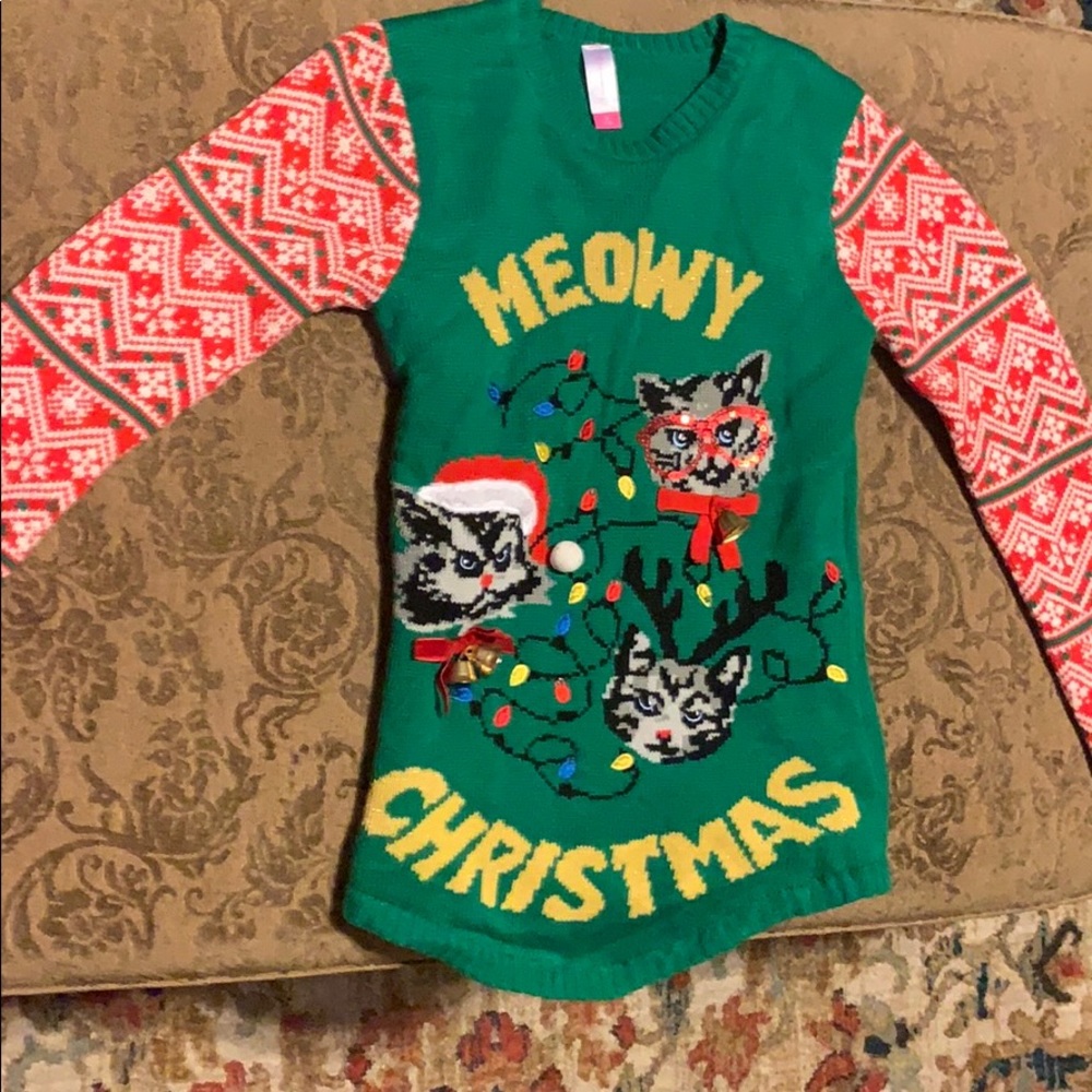 Christmas Party Sweater-WITH LIGHTS!